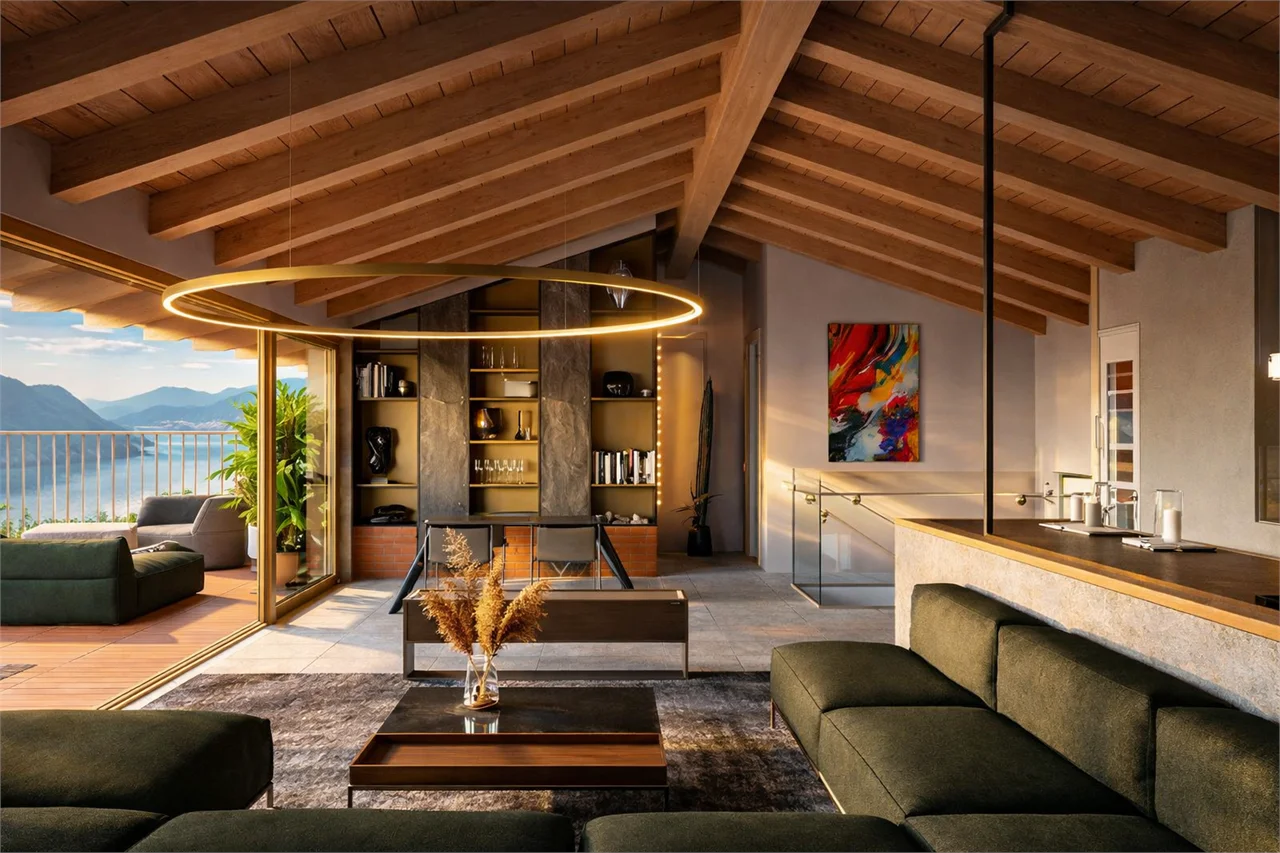 Esclusiva Residenza Fronte Lago con Terrazza Panoramica e Vista Mozzafiato