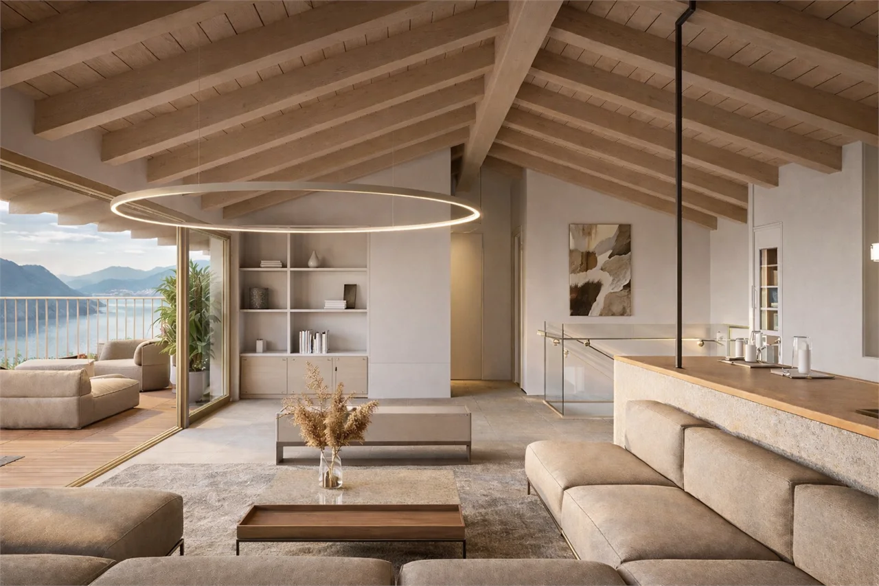 Appartamento 4.5 locali a Melide con vista lago